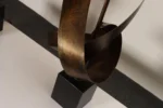 Pair of Vintage Brutalist Steel "Ribbon" Table Lamps by Richard Barr For Laurel - Image 21