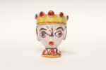 Diminutive Italian Modern Ceramic "King" Candle Holder by Giovannni De Simone - Image 2