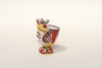 Diminutive Italian Modern Ceramic "King" Candle Holder by Giovannni De Simone - Image 4
