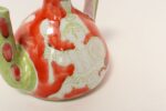 Vintage Italian Hand Painted Ceramic Figural Pitcher Vase by Giovanni de Simone - Image 9