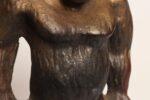 Vintage 1920s Carved and Painted Chalkware King Kong Sculpture - Image 12