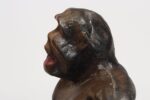 Vintage 1920s Carved and Painted Chalkware King Kong Sculpture - Image 10