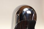 Pair of Italian Modern Space Age Sculptural Chrome "Helmet" Table Lamps - Image 17