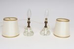 Pair of Diminutive Vintage Italian Blown Art Glass Boudoir Bedside Table Lamps - Image 6