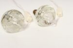 Pair of Diminutive Vintage Italian Blown Art Glass Boudoir Bedside Table Lamps - Image 9