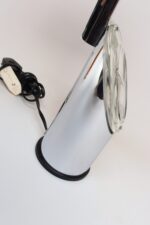 Vintage Italian Chrome and Glass Collapsible Table Lamp by Oscar Torlasco - Image 27