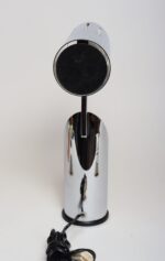 Vintage Italian Chrome and Glass Collapsible Table Lamp by Oscar Torlasco - Image 13