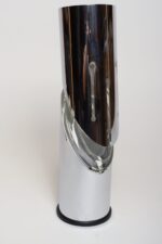 Vintage Italian Chrome and Glass Collapsible Table Lamp by Oscar Torlasco - Image 7