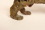 Vintage Brutalist Embossed Brass and Steel Lion Sculpture by Pal Kepenyes - Image 18