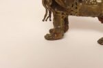 Vintage Brutalist Embossed Brass and Steel Lion Sculpture by Pal Kepenyes - Image 19