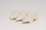 Set of Three Vintage Italian Unglazed Ceramic Boars by Aldo Londi for Bitossi - Image 2