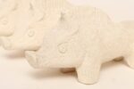 Set of Three Vintage Italian Unglazed Ceramic Boars by Aldo Londi for Bitossi - Image 14