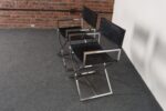 Pair of Vintage Chrome and Naugahyde Director's Chairs by Robert Kjer Jakobsen - Image 7