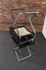 Pair of Vintage Chrome and Naugahyde Director's Chairs by Robert Kjer Jakobsen - Image 15