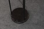 Vintage Black Metal Three Fixture Floor Lamp with Shades by David Wurster - Image 18