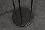 Vintage Black Metal Three Fixture Floor Lamp with Shades by David Wurster - Image 19