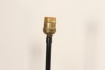 Vintage Black Metal Three Fixture Floor Lamp with Shades by David Wurster - Image 17