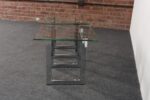 Mid Century American Modern Side / End Tables in Chrome with Square Glass Tops - Image 12