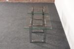 Mid Century American Modern Side / End Tables in Chrome with Square Glass Tops - Image 14