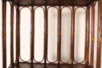 Vintage French Stained Bamboo and Rattan Six Tier Open Etagere / Bookshelf - Image 11