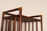 Vintage French Stained Bamboo and Rattan Six Tier Open Etagere / Bookshelf - Image 13