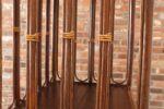 Vintage French Stained Bamboo and Rattan Six Tier Open Etagere / Bookshelf - Image 17