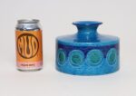 Vintage Italian Modern Ceramic Rimini Blu "Ikano" Vase by Aldo Londi for Bitossi - Image 5