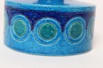 Vintage Italian Modern Ceramic Rimini Blu "Ikano" Vase by Aldo Londi for Bitossi - Image 6