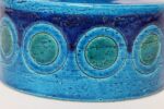 Vintage Italian Modern Ceramic Rimini Blu "Ikano" Vase by Aldo Londi for Bitossi - Image 7