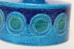 Vintage Italian Modern Ceramic Rimini Blu "Ikano" Vase by Aldo Londi for Bitossi - Image 9