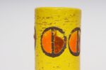 Vintage Bitossi Petite Yellow Vase with Geometric Motif by Rosenthal Netter - Image 8