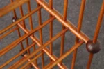 Folk Art Whimsy Stick and Ball Spindle Shelf / Etagere - Image 14
