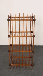 Folk Art Whimsy Stick and Ball Spindle Shelf / Etagere - Image 7