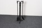 Vintage Hand-Forged Iron Fireplace / Fire Tool Set with Poker, Shovel, and Brush - Image 3