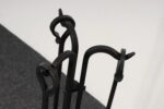 Vintage Hand-Forged Iron Fireplace / Fire Tool Set with Poker, Shovel, and Brush - Image 15