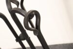 Vintage Hand-Forged Iron Fireplace / Fire Tool Set with Poker, Shovel, and Brush - Image 11