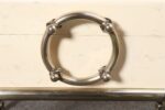 Vintage Karl Springer-Style Parchment Wrapped Trunk / Box on Nickel Plated Base - Image 17