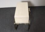 Vintage Karl Springer-Style Parchment Wrapped Trunk / Box on Nickel Plated Base - Image 8