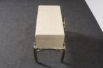 Vintage Karl Springer-Style Parchment Wrapped Trunk / Box on Nickel Plated Base - Image 11