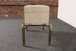 Vintage Karl Springer-Style Parchment Wrapped Trunk / Box on Nickel Plated Base - Image 12