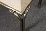 Vintage Karl Springer-Style Parchment Wrapped Trunk / Box on Nickel Plated Base - Image 22