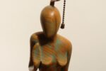 Pair of Vintage Male and Female Figural Carved Table Lamps by Clifford C Stasack - Image 19