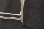 Vintage Tamiami Two Tier Glass and White Enamel Metal Bar Cart by Brown Jordan - Image 25