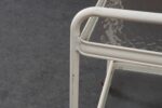 Vintage Tamiami Two Tier Glass and White Enamel Metal Bar Cart by Brown Jordan - Image 16