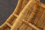 Large Vintage Woven Wicker Catchall / Magazine / Log Holder Basket - Image 13