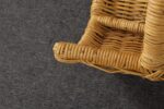Large Vintage Woven Wicker Catchall / Magazine / Log Holder Basket - Image 16