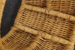 Large Vintage Woven Wicker Catchall / Magazine / Log Holder Basket - Image 14