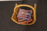 Large Vintage Woven Wicker Catchall / Magazine / Log Holder Basket - Image 2