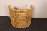 Large Vintage Woven Wicker Catchall / Magazine / Log Holder Basket - Image 12