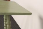 Vintage Folk Art Two Tier Mint Green Bobbin Side Table - Image 22